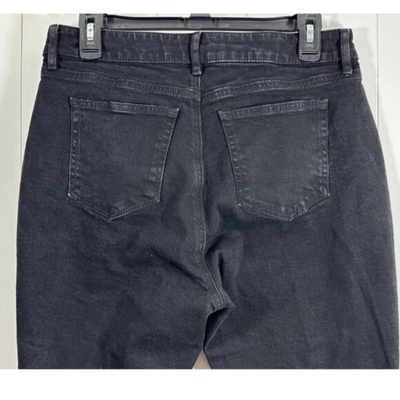 LOFT Outlet Curvy Skinny Jeans Black Mid Rise Charcoal Wash - Picture 5 of 9